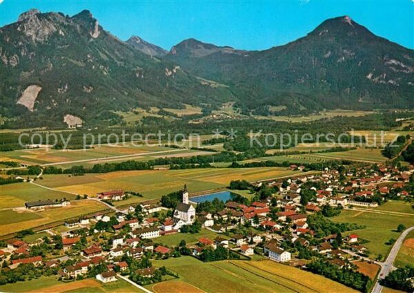 Flintsbach Inn Fliegeraufnahme mit Heuberg Spitzstein