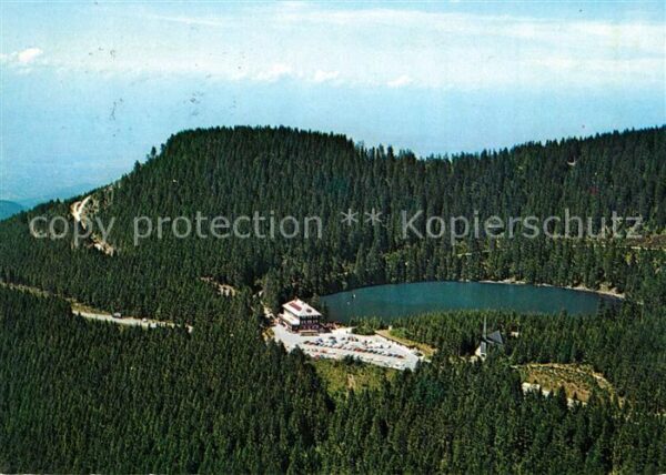 Mummelsee Berghotel Mummelsee Fliegeraufnahme