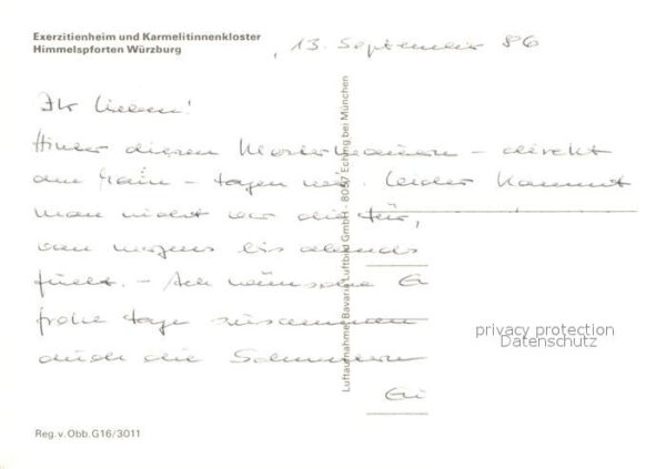 Wuerzburg Karmeliterinnenkloster Himmelspforten F – Bild 2