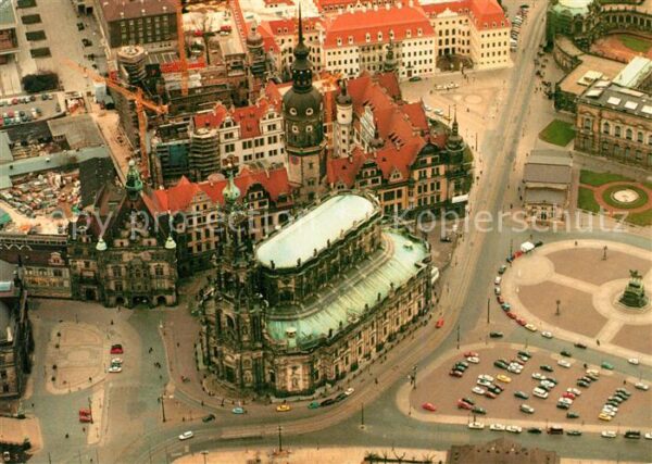 Dresden Kath Hofkirche und Schloss Fliegeraufna