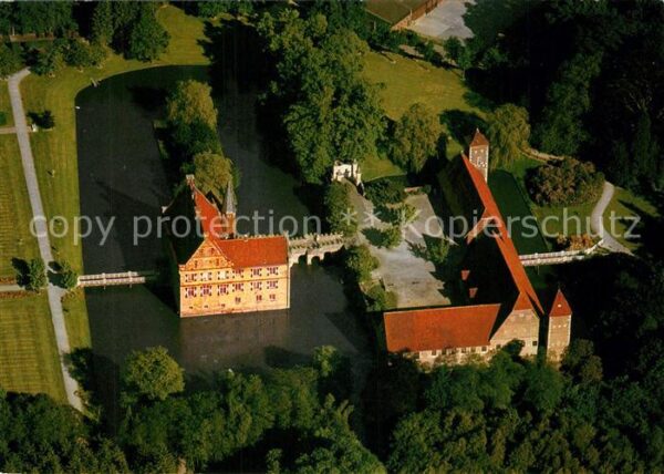 Burg Huelshoff Fliegeraufnahme