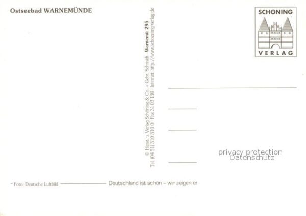 Warnemuende Ostseebad Fliegeraufnahme – Bild 2