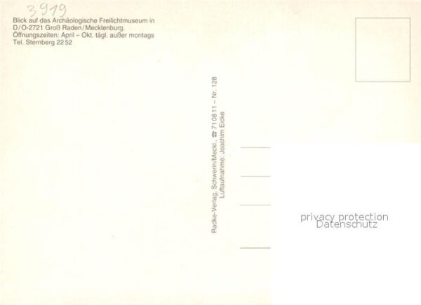 Gross Raden Archäologisches Freilichtmuseum Flieger – Bild 2