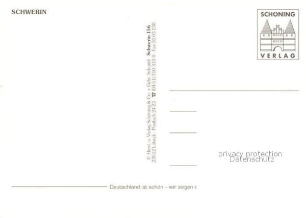 Schwerin Mecklenburg Fliegeraufnahme mit Schloss – Bild 2