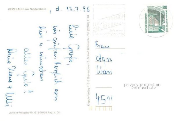 Kevelaer Fliegeraufnahme mit Wallfahrtskirche – Bild 2