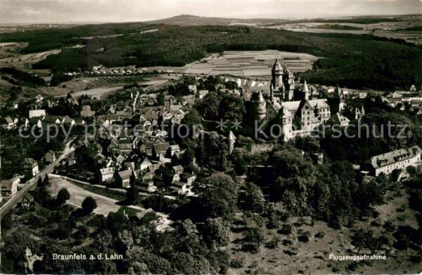 Braunfels Schloss Fliegeraufnahme