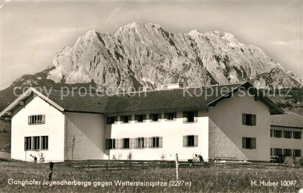 Mittenwald Bayern Ganghofer Jugendherberge gegen Wetterst