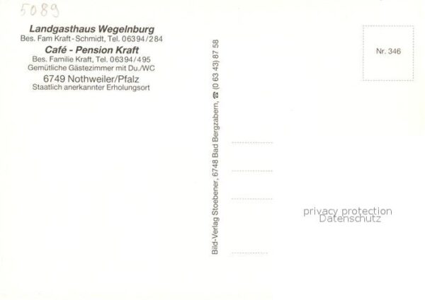 Nothweiler Cafe Pension Kraft Landschaftspanorama – Bild 2