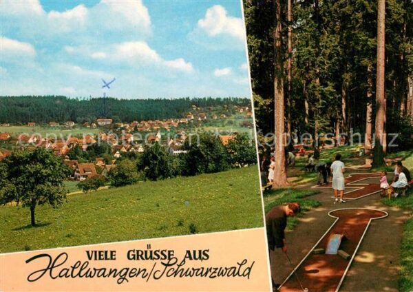Hallwangen Panorama Höhenluftkurort Schwarzwald Mi