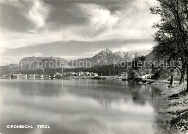 Kirchbichl Tirol Uferpartie am See Alpen