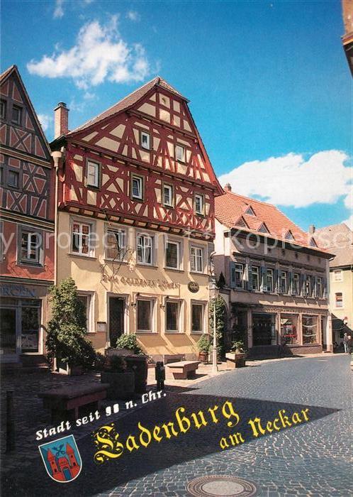 Ladenburg Marktplatz Altstadt Fachwerkhäuser