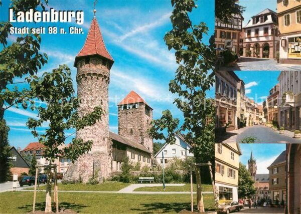 Ladenburg Historische Fachwerkhäuser Stadtbefesti