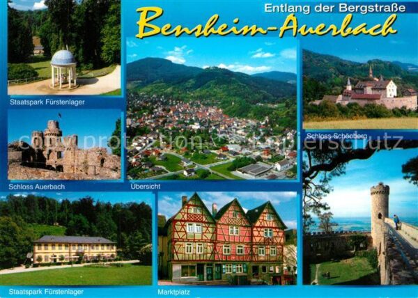 Auerbach Bergstrasse Staatspark Fürstenlager Schloss Marktpl