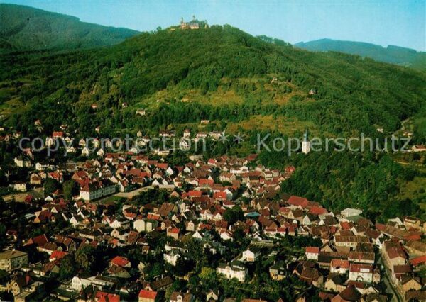 Auerbach Bergstrasse Luftkurort Fliegeraufnahme