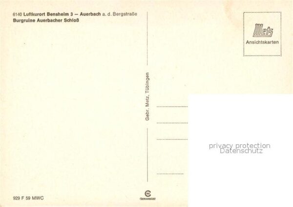 Auerbach Bergstrasse Burgruine Auerbacher Schloss – Bild 2