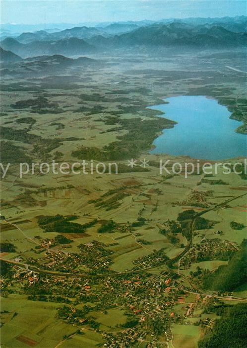 Bad Endorf Luftkurort mit Simssee Bayerische Alpen