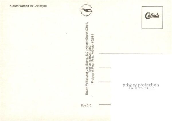 Seeon-Seebruck Kloster See Fliegeraufnahme – Bild 2