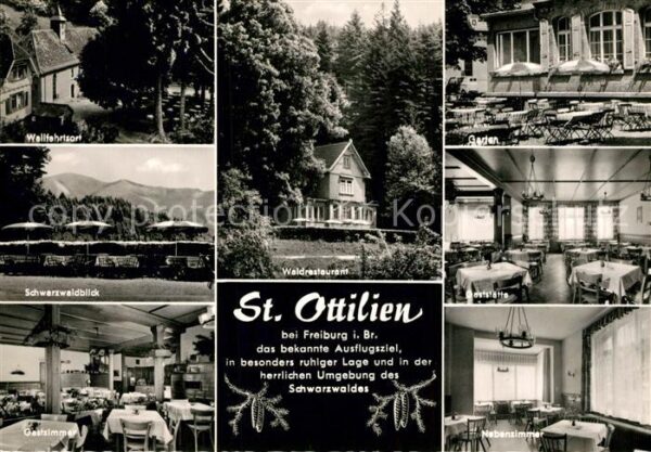 St Ottilien Freiburg Waldrestaurant Cafe Wallfahrtsort Schwa