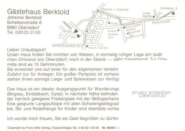 Oberstdorf Gästehaus Berktold Allgäuer Alpen – Bild 2