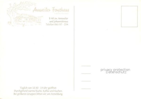 Annweiler Trifels Forsthaus Gaststätte Restaurant – Bild 2