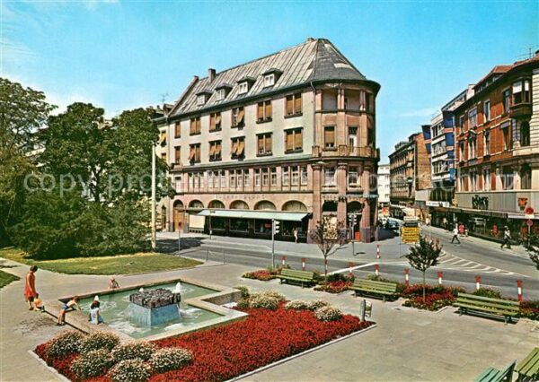 Aschaffenburg Main Parkanlagen Weissenburger Strasse Wasse