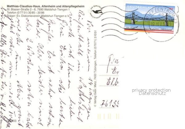 Tiengen Waldshut Matthias Claudius Haus Altenheim Altenp – Bild 2
