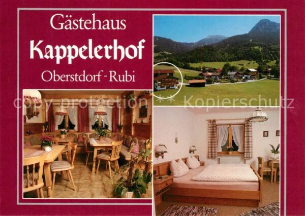 Rubi Oberstdorf Gästehaus Kappelerhof Landschaftspanora