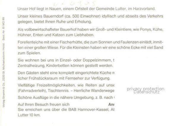 Nauen Niedersachsen Urlaub auf dem Bauernhof Pferde Ortsmot – Bild 2