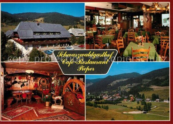 Menzenschwand Schwarzwaldgasthof Cafe Restaurant Piep