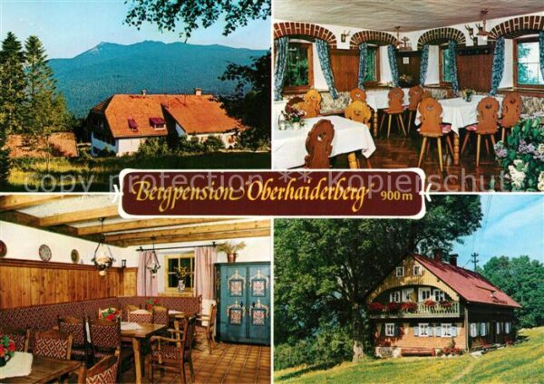 Oberhaiderberg Bergpension Bayerischer Wald