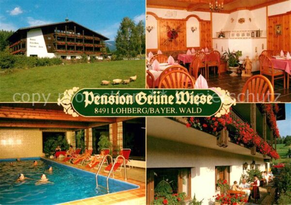 Lohberg Lam Pension Grüne Wiese Restaurant Hallenba
