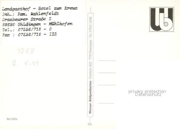 Muehlhofen Uhldingen-Muehlhofen Hotel Gasthof Zum Kreuz Restaurant Bar – Bild 2
