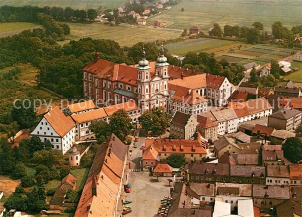 Waldsassen Cistercienserinnen Abtei Fliegeraufnahm