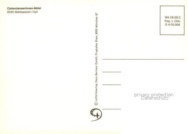 Waldsassen Cistercienserinnen Abtei Fliegeraufnahm – Bild 2