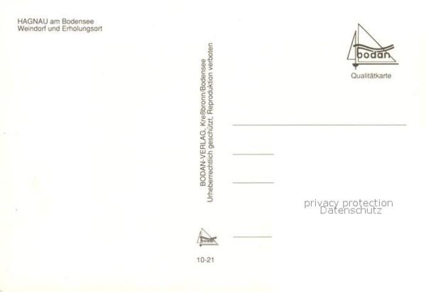 Hagnau Bodensee Weindorf Erholungsort Fliegeraufnahme – Bild 2