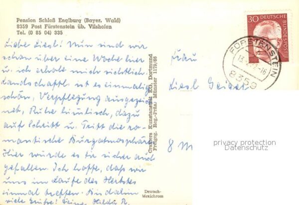 Fuerstenstein Niederbayern Pension Schloss Englburg Bayerischer Wa – Bild 2