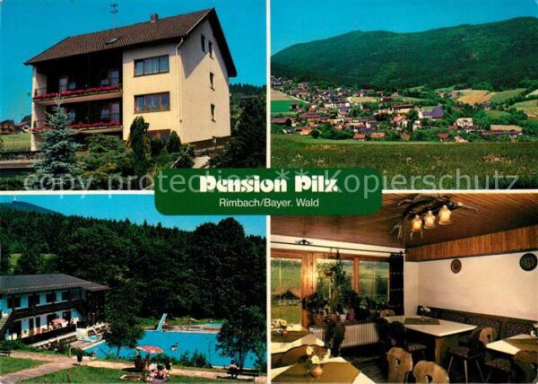 Rimbach Bayrischer Wald Pension Pilz Swimming Pool Landschaftsp