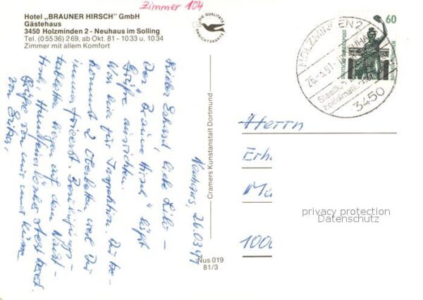 Neuhaus Solling Hotel Brauner Hirsch Gästehaus – Bild 2