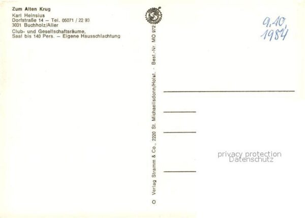 Buchholz Aller Gästehaus Pension Restaurant Zum Alten – Bild 2