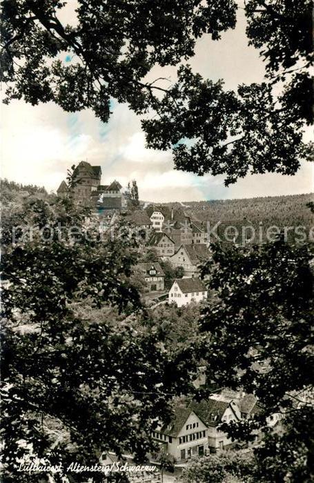 Altensteig Schwarzwald Durchblick zum Luftkurort