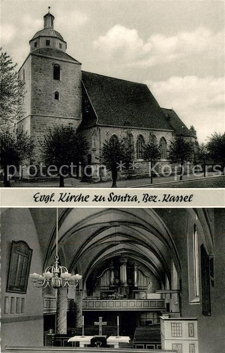 Sontra Kirche Inneres Orgel