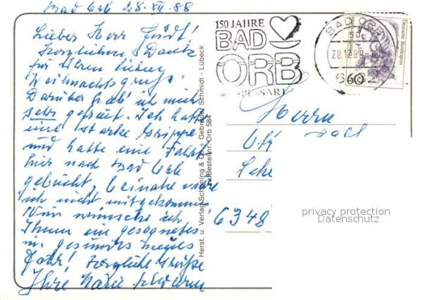 Bad Orb Marktplatz Philippsquelle St Martinskir – Bild 2