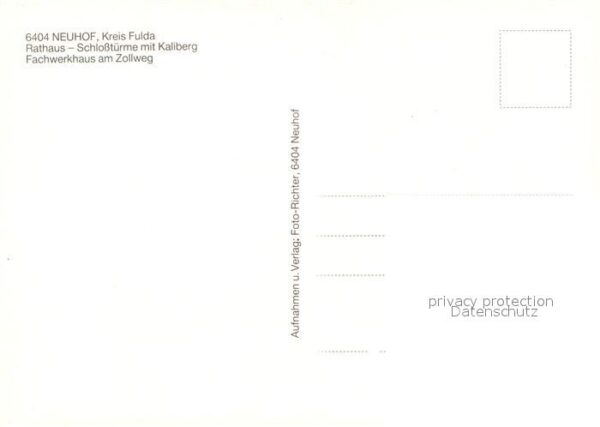 Neuhof Taunus Rathaus Schlosstürme mit Kaliberg Fachw – Bild 2