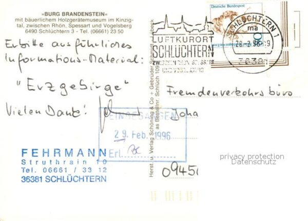 Schluechtern Burg Brandenstein – Bild 2