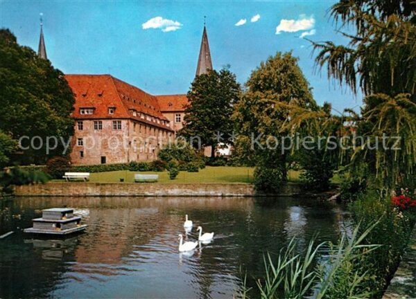 Schluechtern Ehem Benediktinerkloster Schwanenteich