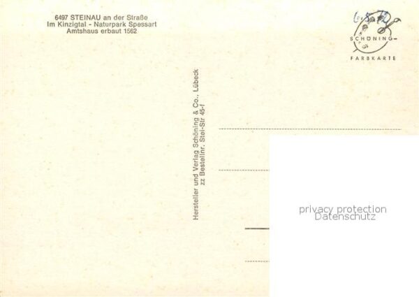 Steinau Strasse Amtshaus 16. Jhdt. Fachwerkhaus – Bild 2