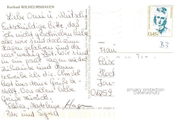 Wilhelmshaven Feuerschiff Kirche Strandpromenade Rath – Bild 2
