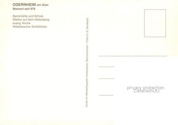 Odernheim Glan Bannmühle Schule Wehr Weiher Hellersber – Bild 2