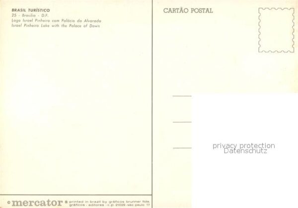 Brasilia Ciudad Lago Israel Pinheiro com Palacio da Alv – Bild 2