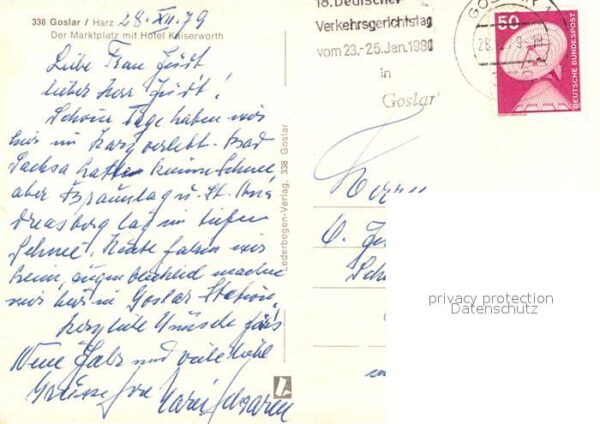 Goslar Marktplatz mit Hotel Kaiserworth – Bild 2